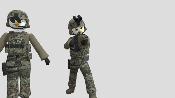 Special Force Chicken (rig) – Modello 3D gratuito STL