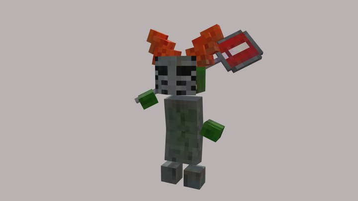 Minecraft Tricky 3D Model