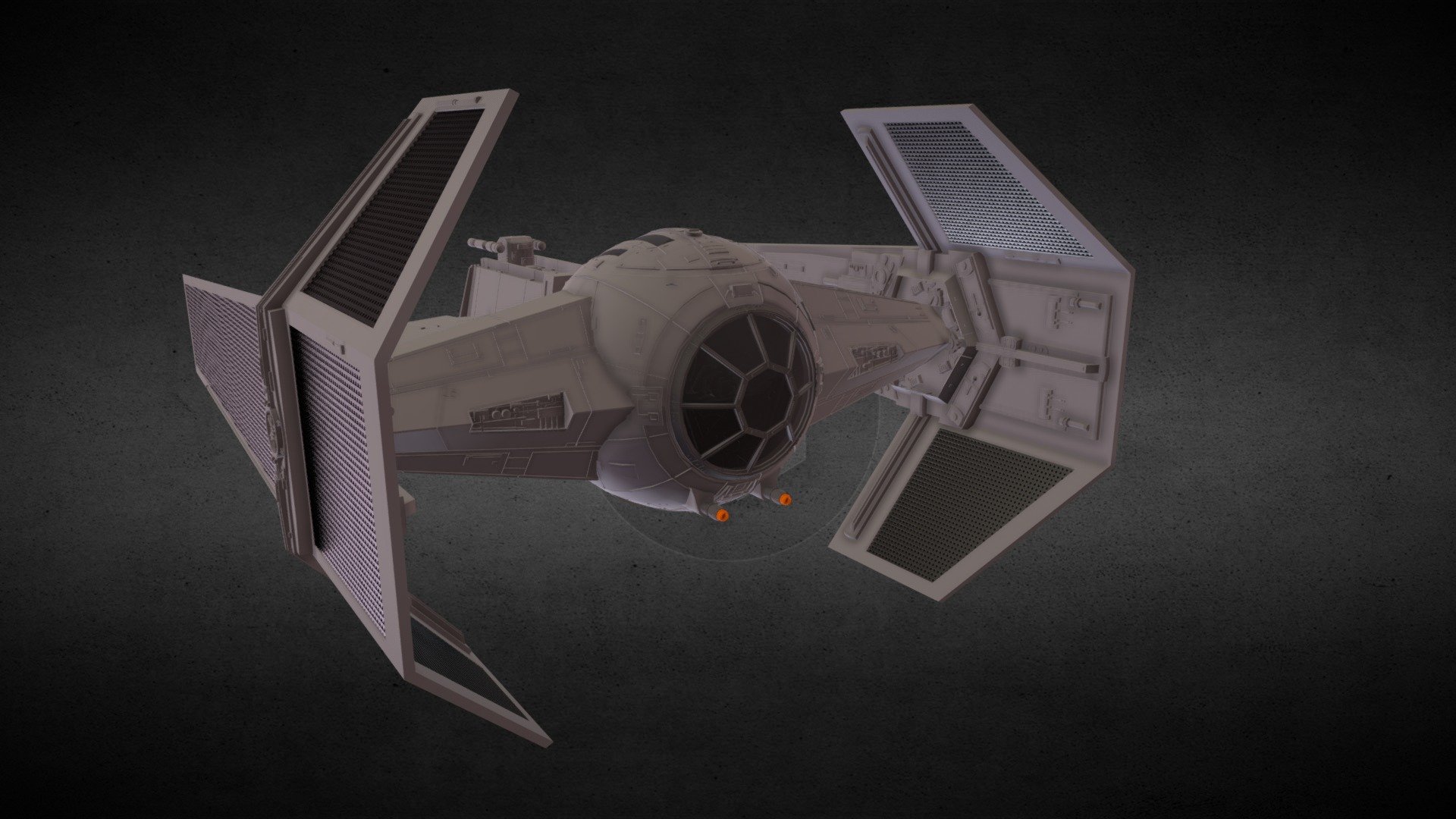 Star Wars: TIE/ag Aggressor - Download Free 3D model by Daniel ...