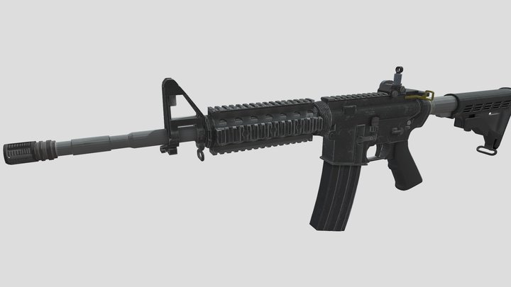 M4A1 carbine 3D Model