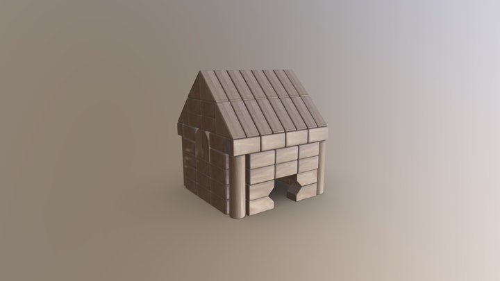 Unit Block Building 3D Model
