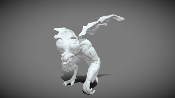 Thar'Zuzu the Gargoyle 3D Model