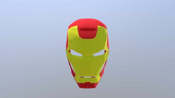 Capacete Homem de Ferro 3D Model