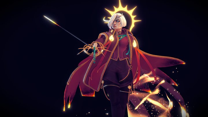 Sinclair - Guardian of the sun 3D Model