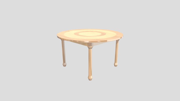 Mesa Redonda 3D Model