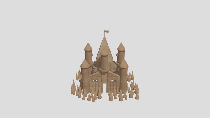 wk7b_unit_block_castle_gadd 3D Model