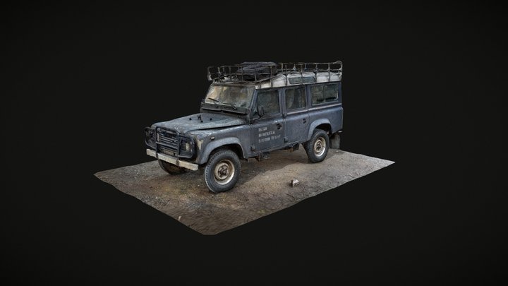 Belgian Archaeological Expedition Landrover 3D Model