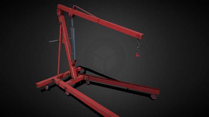 Engine Crane 3D Model