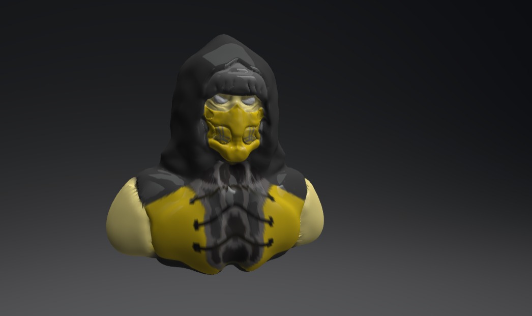 Scorpion From Mortal Kombat X (sculptGL only) Download Free 3D model