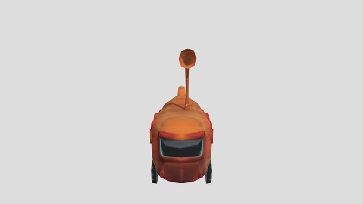 Spongebob Bus Globs Of Doom 3D Model