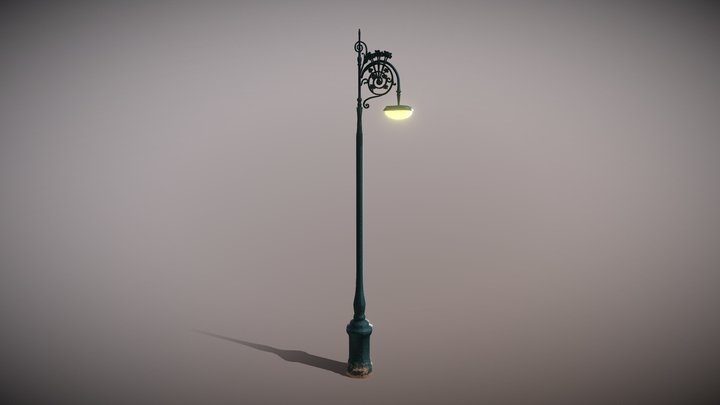 lampPost07 3D Model