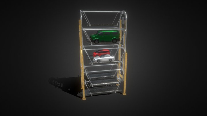 Parking Lift 3D Model