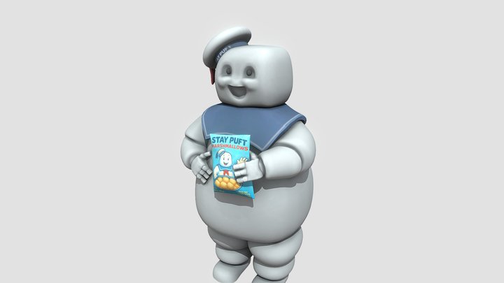 Stay Puft - Ghost Busters Statue 3D Model