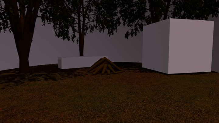 Work 10 - Camping 2 of ? (continuing previous) 3D Model