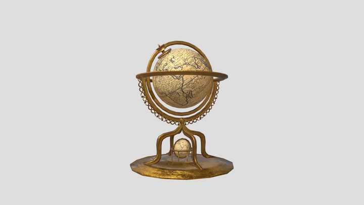 Large Globe 3D Model