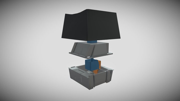 Mechanical Keyboard Switch 3D Model