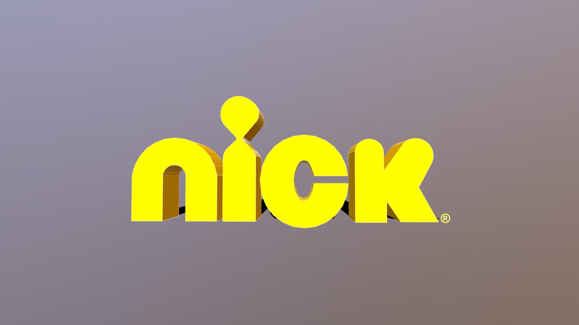 Nickelodeon Logo 3d