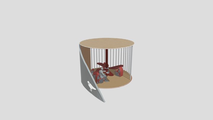 Коворкинг 3D Model