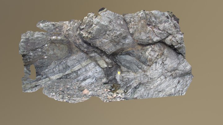 Basement Faults, Foula. 3D Model