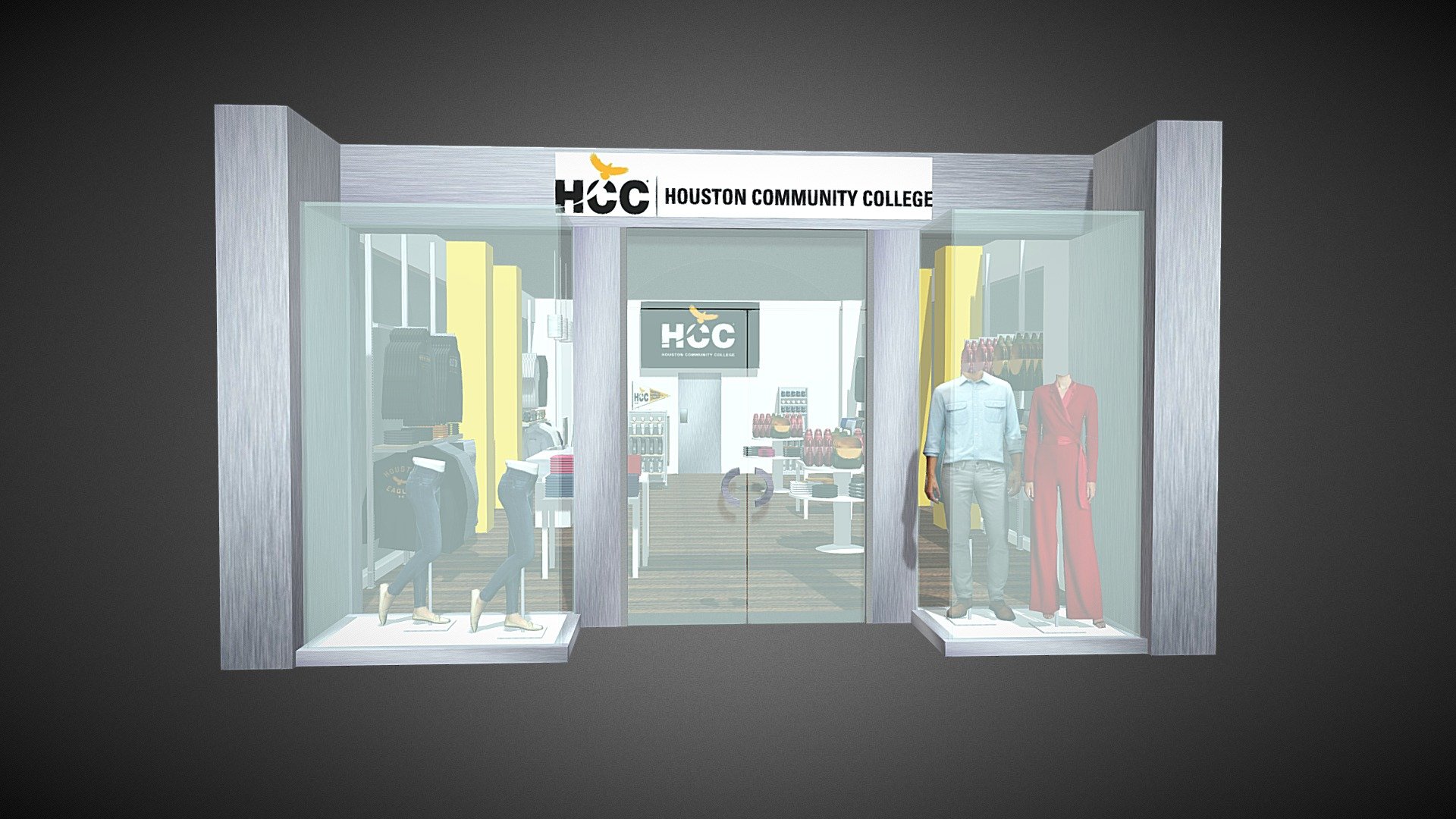 Jessica Garcia: HCC Bookstore Project - Download Free 3D model by ...