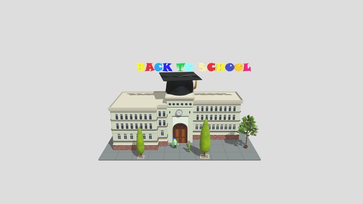 School(Back to school) – Modello 3D gratuito STL