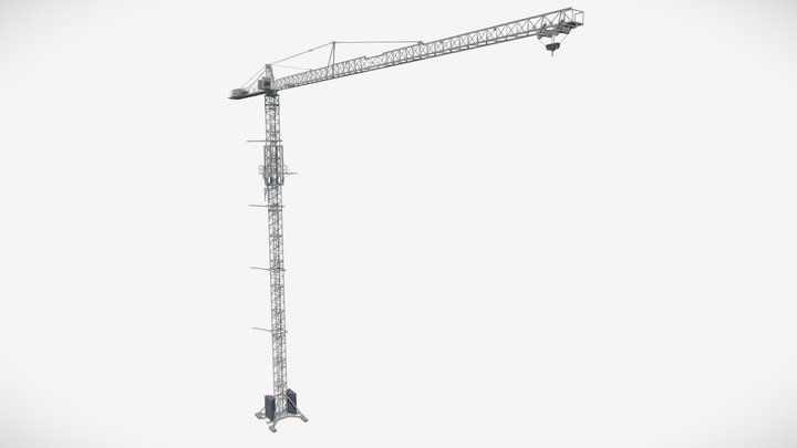 Parametric Crane 3D Model