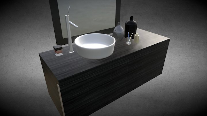 Bathroom combination 3D Model