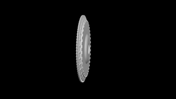 Flap disc model 3D Model