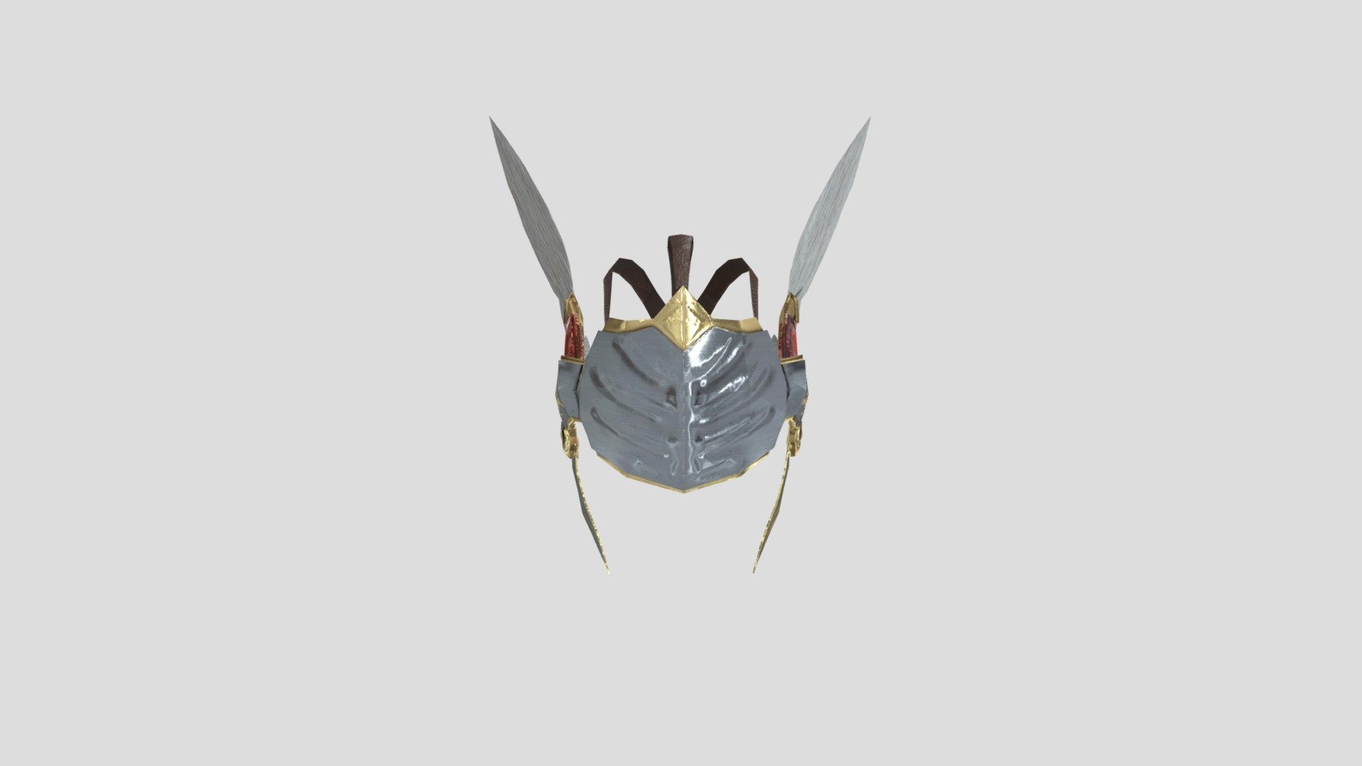 Lenneth's winged helmet Low Poly