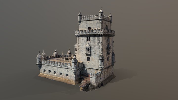 Belém Tower (16th century) 3D Model