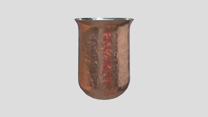 vaso cobre 3D Model