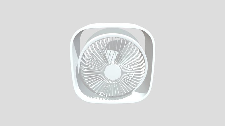Small fan for hot weather 3D Model