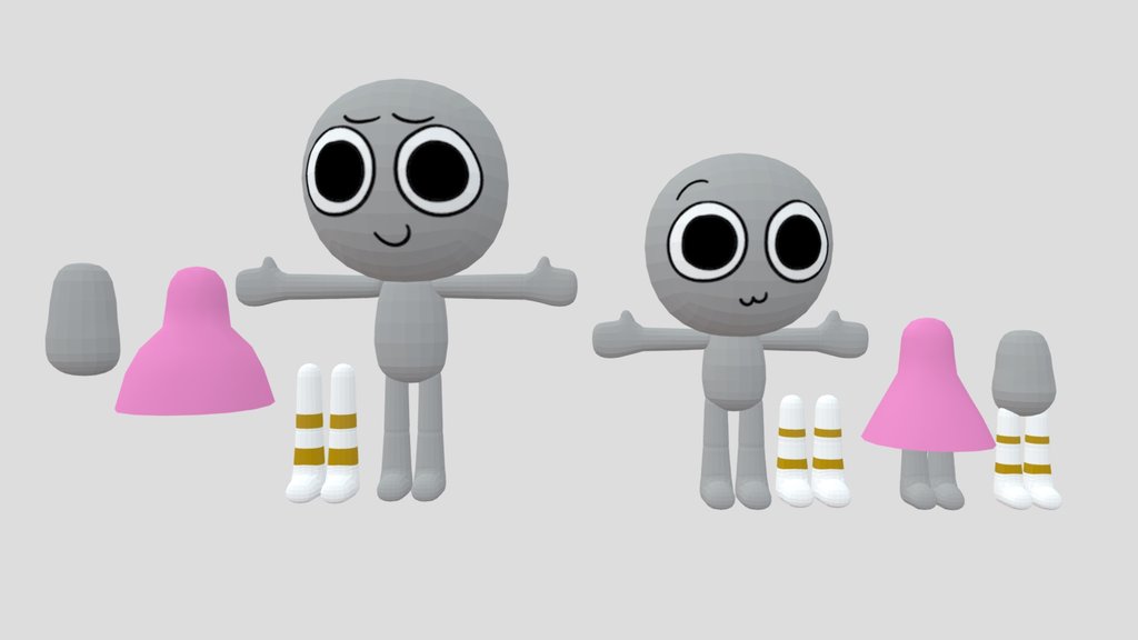 Dandys world base templates - A 3D model collection by popipo (@3beal ...