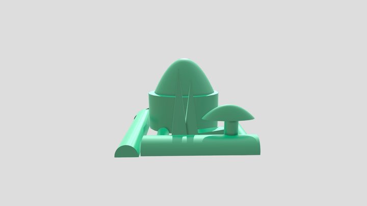Base lunaire 3D Model