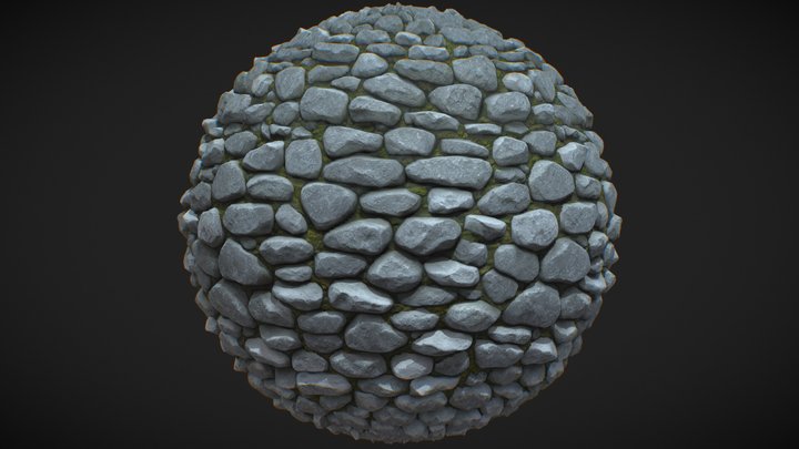 Seamless Rustic Stone Wall & Floor Texture 040