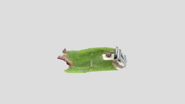 Danny patio, gazebo, fire pit 3D Model