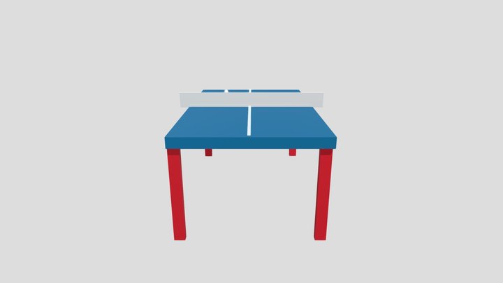 Mesa De Ping Pong - Raúl 3D Model