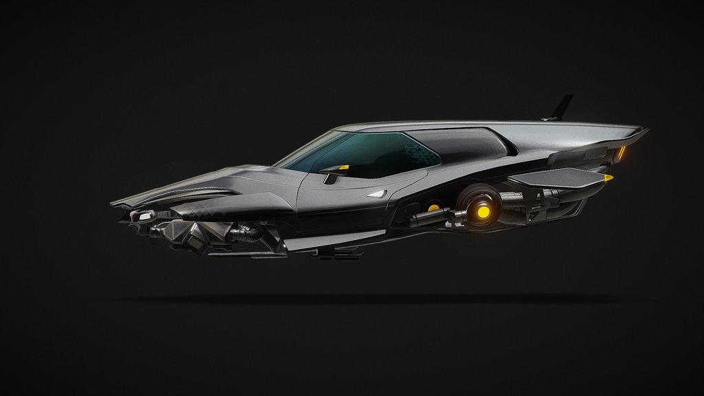 (FREE) Cyberpunk Hovercar