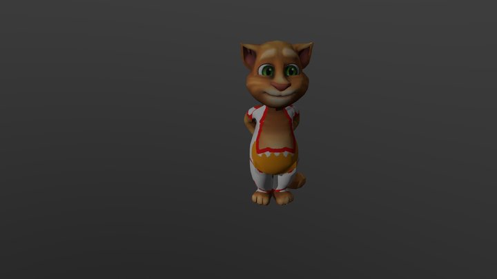 talking_tom_cat_3_animations 3D Model