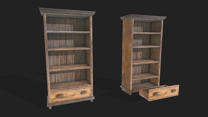 Old Shelf 3D Model