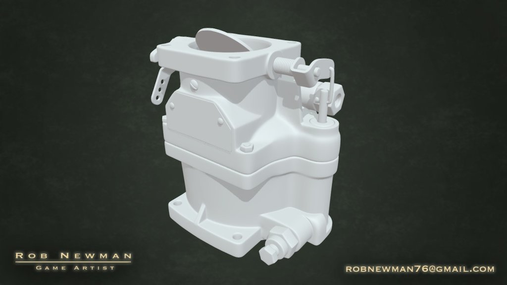 Aircraft Carburetor (High Resolution Model)