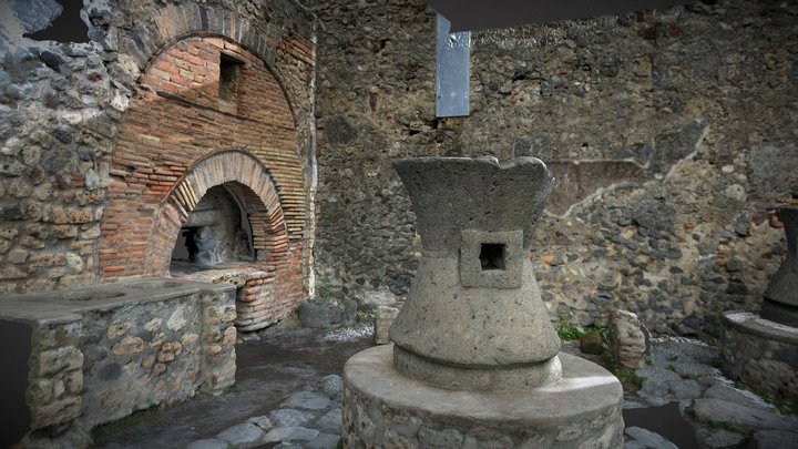 Bakery, Pompeii, Italy 3D Model