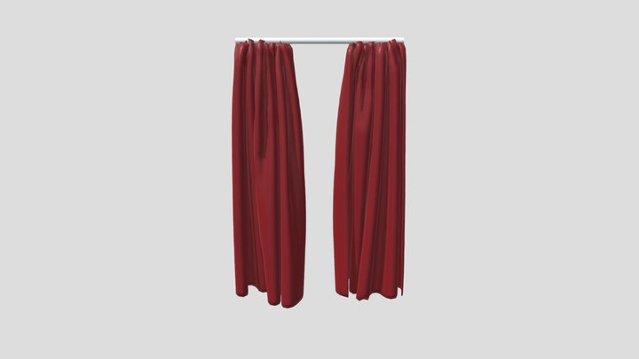 Curtain 3D Model