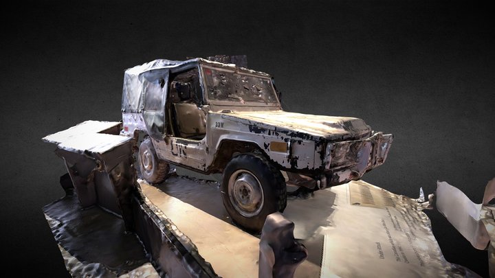 Yugoslavian War: U.N. Car  - Canadian War Museum 3D Model
