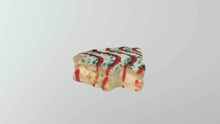 Christmas Tree Cake 3D Model