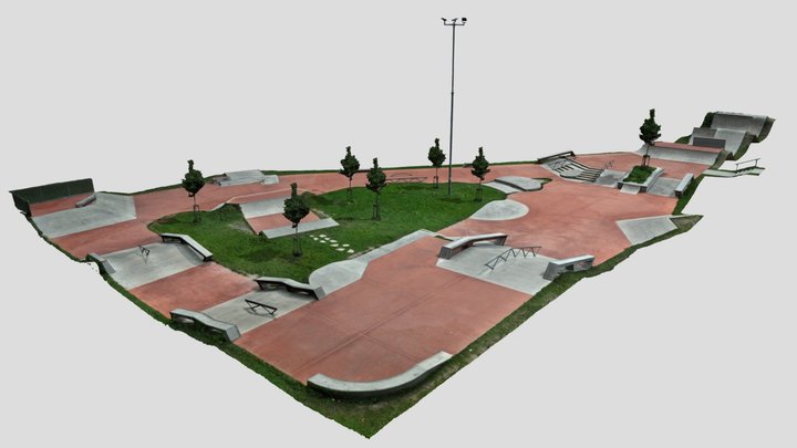 Skatepark Strakonice 3D Model