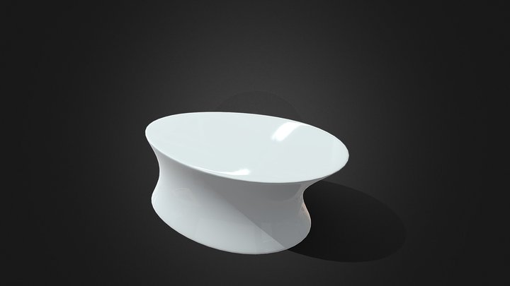 Modern Coffee Table 01 3D Model