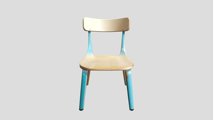 Mobiliario escolar 3D Model