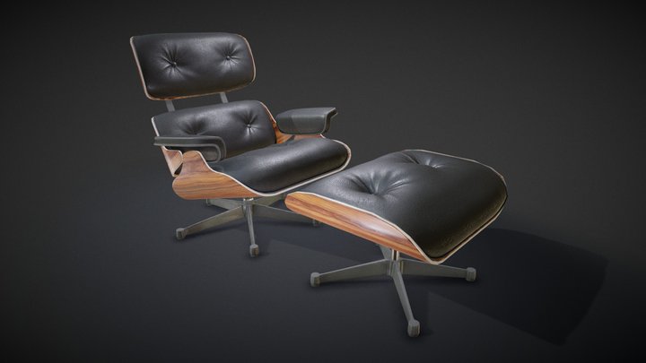 Eames lounge Chair 3D Model