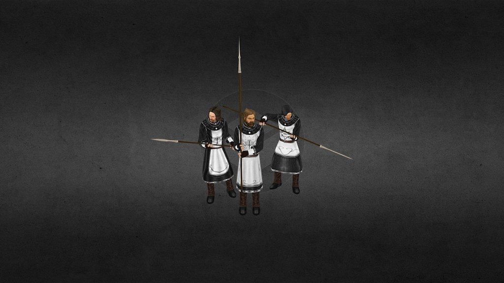 Gondor Spearmen Militia unupgrade - 3D model by Pyrosh [320fe85 ...